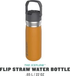 Stanley The IceFlow™ Flip Straw Water Bottle 0,65L - Thermosfles - Saffron 22 Stanley The IceFlow™ Flip Straw Water Bottle 0,65L - Thermosfles - Saffron -Keukenbenodigdheden Winkel 1114x1200