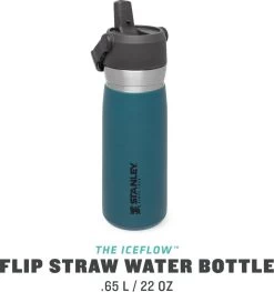 Stanley The IceFlow™ Flip Straw Water Bottle 0,65L - Thermosfles - Lagoon -Keukenbenodigdheden Winkel 1129x1200