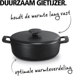 Brabantia The Dutch Braadpan - Matt Black - 28 Cm - Gietijzer -Keukenbenodigdheden Winkel 1143x1200 1