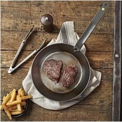 DeBuyer Mineral B Element Koekenpan - Zilver - Rond - Ø 28 Cm -Keukenbenodigdheden Winkel 1195x1200