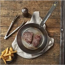 DeBuyer Mineral B Element Koekenpan - Zilver - Rond - Ø 24 Cm -Keukenbenodigdheden Winkel 1196x1200