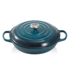 Le Creuset Braadpan Campagnard Signature Deep Teal - ø 30 Cm / 3.5 Liter 8 Le Creuset Braadpan Campagnard Signature Deep Teal - ø 30 Cm / 3.5 Liter -Keukenbenodigdheden Winkel 1197x1200 2