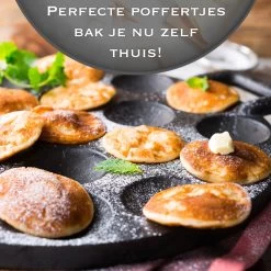 IRONO Poffertjespan Set - Incl. Doseerfles, Kwast En Vork - Poffertjespan Inductie En Electrisch - Poffertjesmaker 19 Poffertjes - Poffertjes Maken - Spuitfles - Cadeau Voor Mannen En Vrouwen -Keukenbenodigdheden Winkel 1198x1200 7