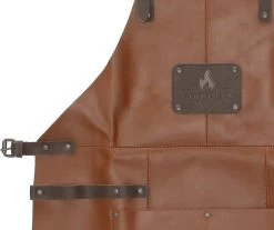Goodman - BBQ Schort - Echt Leer - Leren Schort Man - Cognac Bruin -Keukenbenodigdheden Winkel 1200x1005
