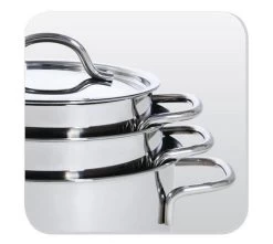 BK Profiline Kookpan Ø 14 Cm - RVS - Inductie -Keukenbenodigdheden Winkel 1200x1073