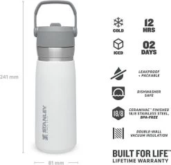 Stanley The IceFlow™ Flip Straw Water Bottle 0,65L - Thermosfles - Saffron 26 Stanley The IceFlow™ Flip Straw Water Bottle 0,65L - Thermosfles - Saffron -Keukenbenodigdheden Winkel 1200x1163