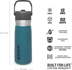 Stanley The IceFlow™ Flip Straw Water Bottle 0,65L - Thermosfles - Saffron 29 Stanley The IceFlow™ Flip Straw Water Bottle 0,65L - Thermosfles - Saffron -Keukenbenodigdheden Winkel 1200x1173