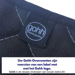 Gohh 2 Canvas Ovenhandschoenen Ovenwanten Zwart - 33 Cm (tot 300 Graden) -Keukenbenodigdheden Winkel 1200x1200 1024
