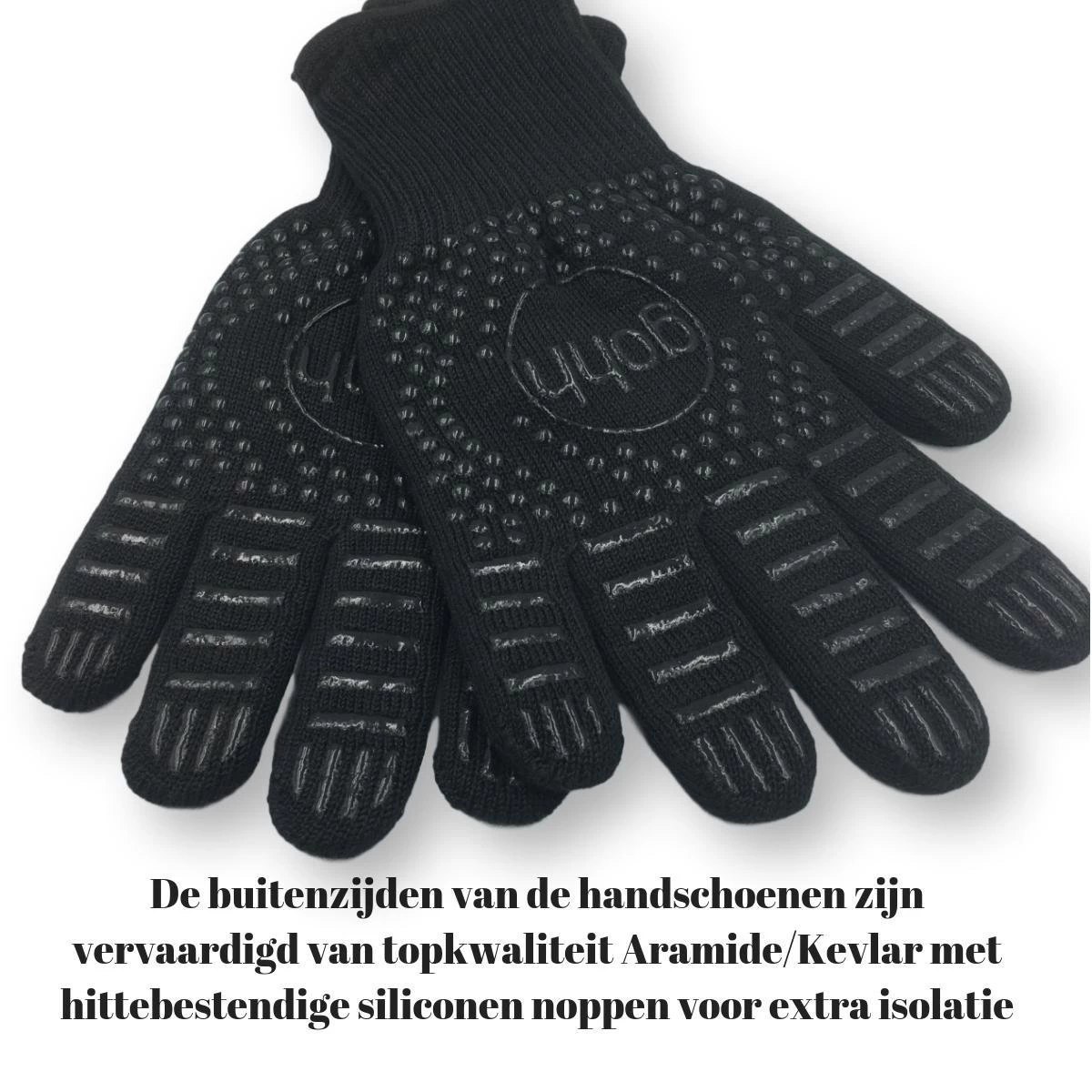 Gohh 2 BBQ Handschoenen Ovenhandschoenen (Aramide En Kevlar) Beschermt Tot 500 °C - Extra Lang 5 Gohh 2 BBQ Handschoenen Ovenhandschoenen (Aramide En Kevlar) Beschermt Tot 500 °C - Extra Lang - Afbeelding 5