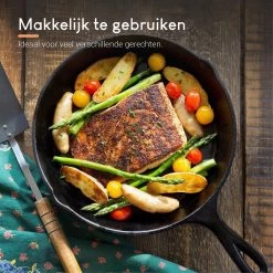 Ocina Gietijzeren Pan – ø30,5cm - Skillet - Koekenpan – Hapjespan – Koekenpan Inductie – Koekenpannenset - Gietijzeren Pan Bbq - Gietijzer -Keukenbenodigdheden Winkel 1200x1200 15