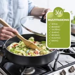 GreenPan Memphis Pannenset - 20-delig - Zwart - Inductie - PFAS-vrij -Keukenbenodigdheden Winkel 1200x1200 173