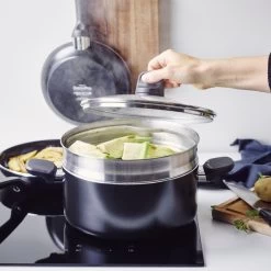 GreenPan Memphis Pannenset - 20-delig - Zwart - Inductie - PFAS-vrij -Keukenbenodigdheden Winkel 1200x1200 175