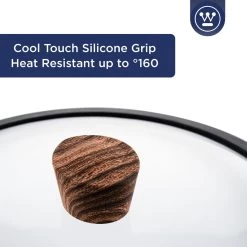 Westinghouse Hapjespan Inductie - Ø 32 Cm - Zwart Marmer - Speciale Editie - Met Deksel -Keukenbenodigdheden Winkel 1200x1200 239