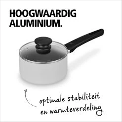 BRABANTIA INDU+ Steelpan Met Deksel - Keramische Antiaanbaklaag - Ø 16 Cm - Inductie - Pfas Vrij -Keukenbenodigdheden Winkel 1200x1200 256