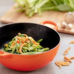 Le Creuset Wokpan / Balti Dish - Mat Zwart - ø 24 Cm / 2.7 Liter - Geëmailleerde Anti-aanbaklaag -Keukenbenodigdheden Winkel 1200x1200 275