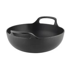 Le Creuset Wokpan / Balti Dish - Mat Zwart - ø 24 Cm / 2.7 Liter - Geëmailleerde Anti-aanbaklaag -Keukenbenodigdheden Winkel 1200x1200 276