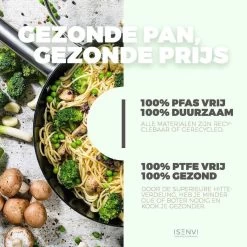 ISENVI Avon Keramische Wok Met Deksel 36 CM - Ergo Greep -Keukenbenodigdheden Winkel 1200x1200 295