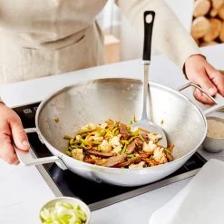 Demeyere Industry 5 RVS Wokpan – Wokpan Inductie – 30 Cm –2 Handvaten – PTFE-vrij -Keukenbenodigdheden Winkel 1200x1200 328