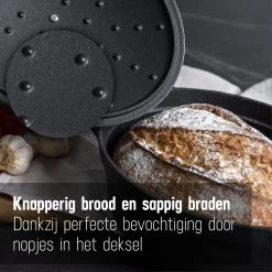 Gietijzeren Braadpan - Sudderpan Zwart Van Daumonet - Ovaal - Ø 29 Cm - 3 Liter - 100% PFAS & PFOA Vrij - Emaille - Geschikt Voor Alle Warmtebronnen - Elektrisch - Gas - Halogeen - Inductie - Keramisch - Vaatwasserbestendig -Keukenbenodigdheden Winkel 1200x1200 372