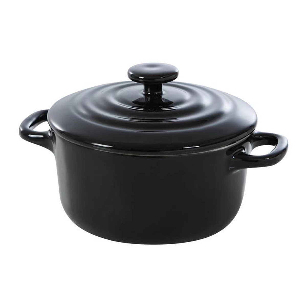 BK Bourgogne Cocotte Ø 10 Cm - 2 Stuks - Zwart - Oven 2 BK Bourgogne Cocotte Ø 10 Cm - 2 Stuks - Zwart - Oven - Afbeelding 2