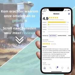 Culistar Pannenkoekenpan Inductie - Pancake Pan - Omeletpan - Omeletmaker - Eierpan - Inclusief Receptenboekje -Keukenbenodigdheden Winkel 1200x1200 58