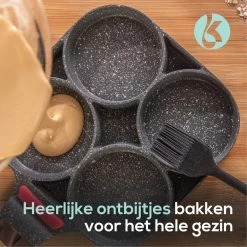 Culistar Pannenkoekenpan Inductie - Pancake Pan - Omeletpan - Omeletmaker - Eierpan - Inclusief Receptenboekje -Keukenbenodigdheden Winkel 1200x1200 60