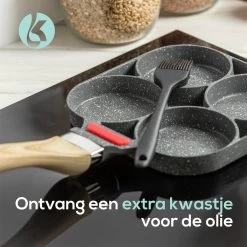 Culistar Pannenkoekenpan Inductie - Pancake Pan - Omeletpan - Omeletmaker - Eierpan - Inclusief Receptenboekje -Keukenbenodigdheden Winkel 1200x1200 61