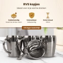 Lupine Beker RVS Dubbelwandig 200ml Lang Warm Set Van 2 Kopjes Mooie Set Bekers Van Roestvrij Staal -Keukenbenodigdheden Winkel 1200x1200 622