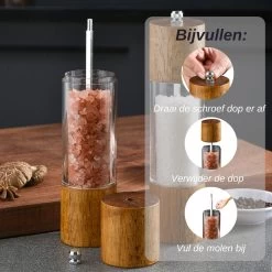 VAIVE Peper En Zoutmolen Set - Pepermolen -Keukenbenodigdheden Winkel 1200x1200 734