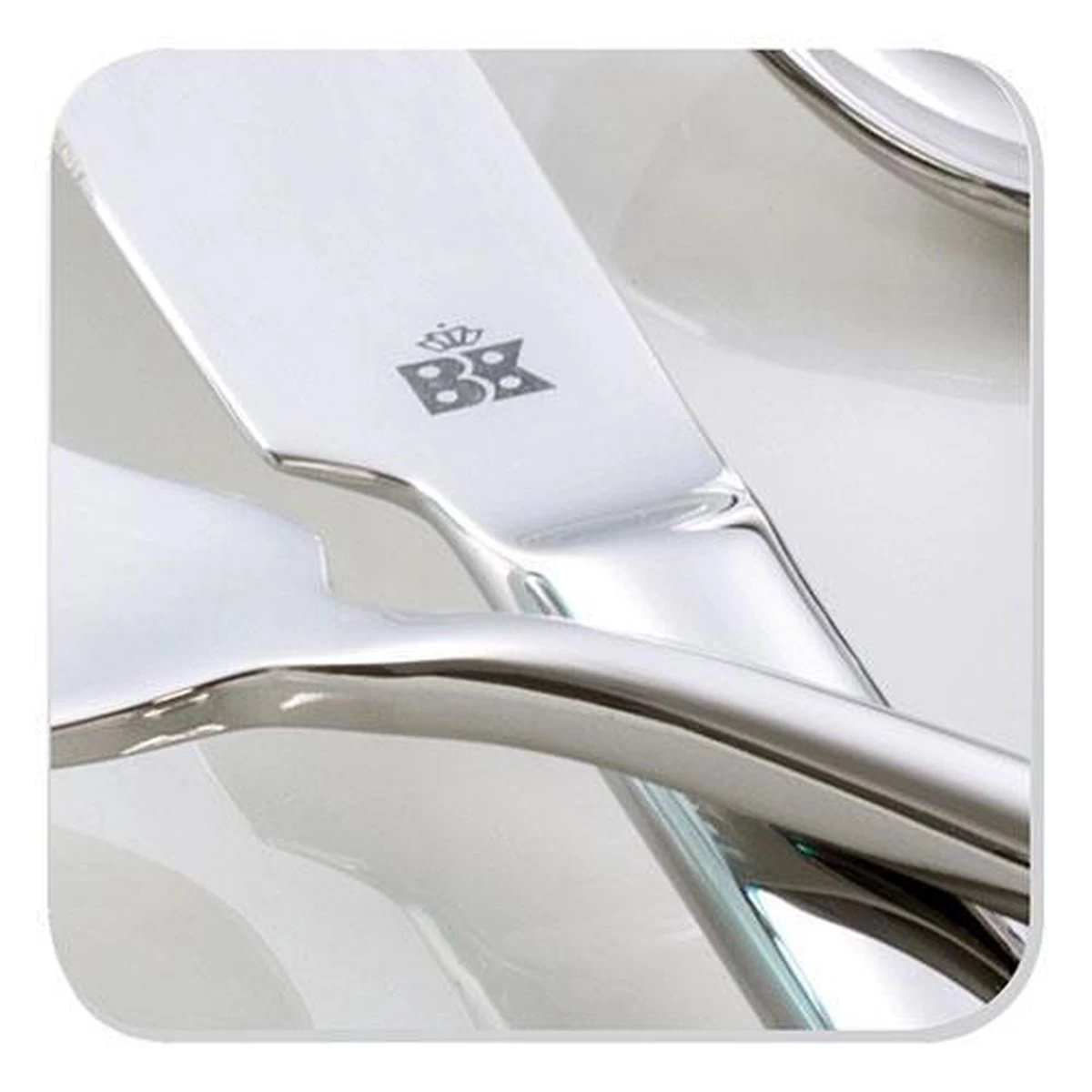 BK Waal Dessertlepels - 6 Stuks - 18/10 Edelstaal 3 BK Waal Dessertlepels - 6 Stuks - 18/10 Edelstaal - Afbeelding 3