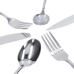 Deleca 8 Persoons Bestekset (48-delig) - Lepels, Messen, Vorken & Steakmessen - Vaatwasserbestendig - Zilver / RVS 17 Deleca 8 Persoons Bestekset (48-delig) - Lepels, Messen, Vorken & Steakmessen - Vaatwasserbestendig - Zilver / RVS -Keukenbenodigdheden Winkel 1200x1200 831