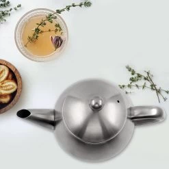 Vaja Valerie - Theepot Met Filter - Dubbelwandig - RVS - 1.2L -Keukenbenodigdheden Winkel 1200x1200 954