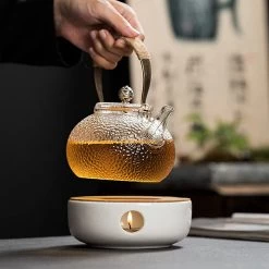 ConBlom Keramische Theepot, Warmer, Theewarmer, Koffiewarmer, Stoofje, Met Kurk-stoofje, Theepot Basis, Theefornuis, Melkwarmer Voor Thuis, Café, Theemelk (zonder Kaars En Theepot) -Keukenbenodigdheden Winkel 1200x1200 963