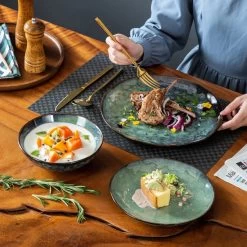 Serviesset 8 Personen - 24 Delig - Handgemaakt Keramiek - Vancasso Groen -Keukenbenodigdheden Winkel 1200x1200 969