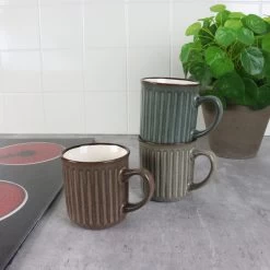 OTIX Koffiekopjes - Met Oor - Set Van 4 - Aardewerk - 200 Ml -Keukenbenodigdheden Winkel 1200x1200 993