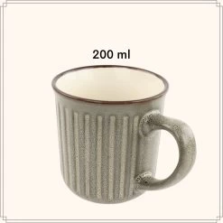 OTIX Koffiekopjes - Met Oor - Set Van 4 - Aardewerk - 200 Ml -Keukenbenodigdheden Winkel 1200x1200 996