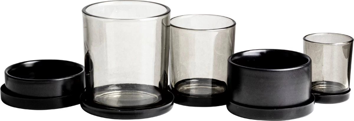 Gusta - Serveerset - Kandelaar - Tapas - Kaars - 35x12x10cm 1 Gusta - Serveerset - Kandelaar - Tapas - Kaars - 35x12x10cm