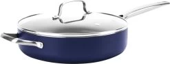 Blue Diamond – Sauteerpan Inclusief Deksel – Hapjespan – 28 Cm - Coating Met Diamant - Blauw -Keukenbenodigdheden Winkel 1200x455