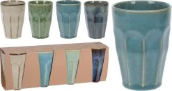 Merkloos Melkbekers - 4x Stuks - Diverse Kleuren - Porselein - 330 Ml -Keukenbenodigdheden Winkel 1200x638 3