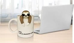 Decodyne Luiaard Luie Grappige Koffiemok, Grappige Cadeaus Voor Vrouwen En Mannen 35 Cl -Keukenbenodigdheden Winkel 1200x707 8