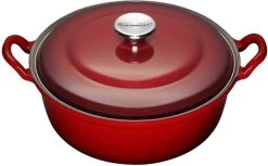 Le Creuset Braadpan Faitout Tradition Kersenrood - ø 24 Cm / 3 Liter -Keukenbenodigdheden Winkel 1200x745