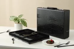 Swiss Pro+ Bestekset In Koffer-72 Delig-12 Persoons-Zwitsers Kwaliteit-Complete Set-100% Roestvrijstaal- Zwart -Keukenbenodigdheden Winkel 1200x799 54