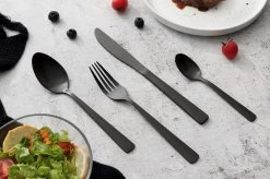 Swiss Pro+ Bestekset In Koffer-72 Delig-12 Persoons-Zwitsers Kwaliteit-Complete Set-100% Roestvrijstaal- Zwart -Keukenbenodigdheden Winkel 1200x799 60