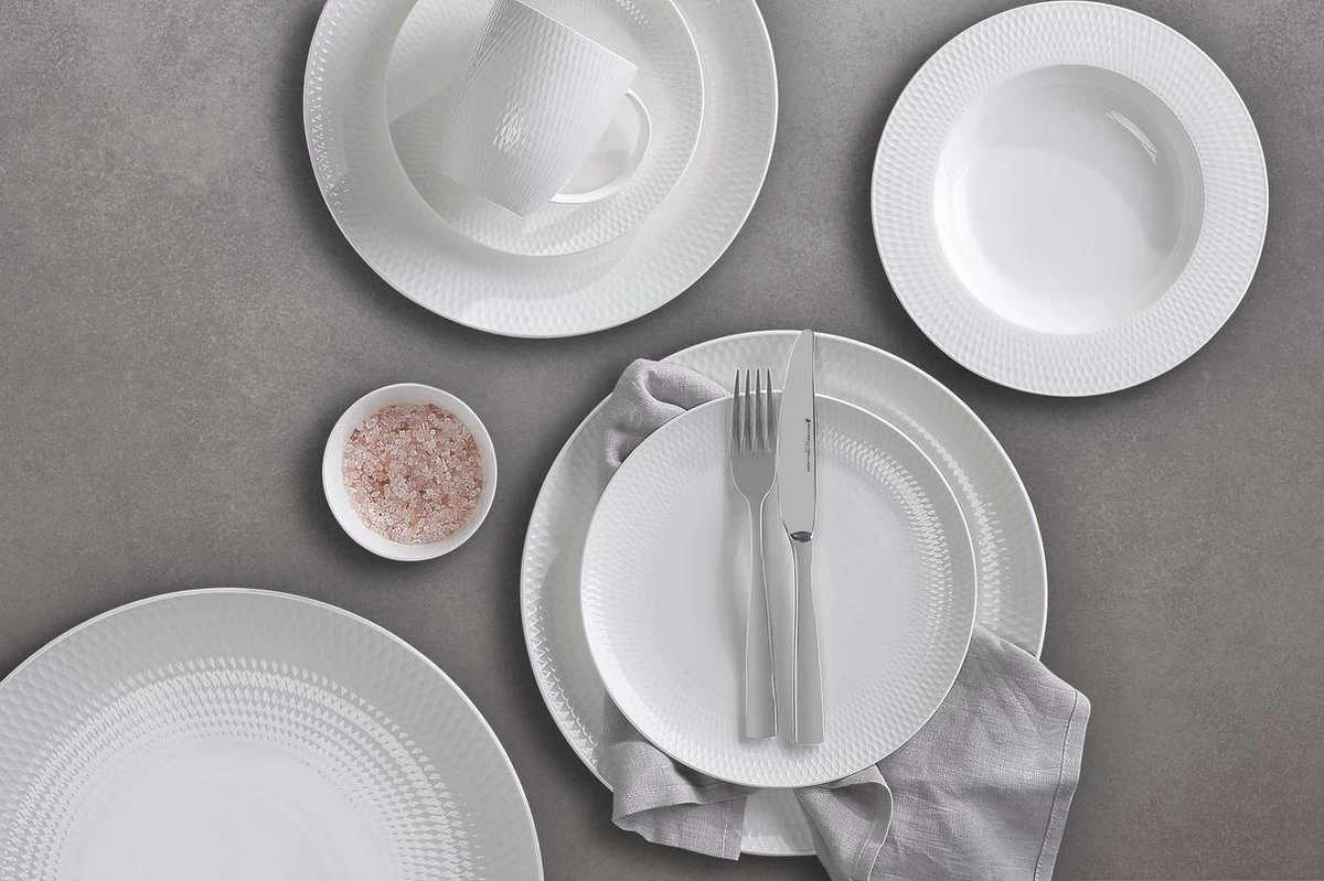 Maxwell & Williams Diamonds Round - Serviesset 30-delig 2 Maxwell & Williams Diamonds Round - Serviesset 30-delig - Afbeelding 2