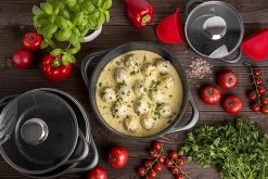 Smile 10-Delige Pannenset - Anti Aanbaklaag - Vaatwasser Bestendig - Zwart - MGK-17 -Keukenbenodigdheden Winkel 1200x800 55