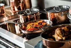 Koekenpan Ø26cm Met Deksel - Inductie - Koper - DUCQ -Keukenbenodigdheden Winkel 1200x801 2