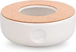 ConBlom Keramische Theepot, Warmer, Theewarmer, Koffiewarmer, Stoofje, Met Kurk-stoofje, Theepot Basis, Theefornuis, Melkwarmer Voor Thuis, Café, Theemelk (zonder Kaars En Theepot) -Keukenbenodigdheden Winkel 1200x814 4