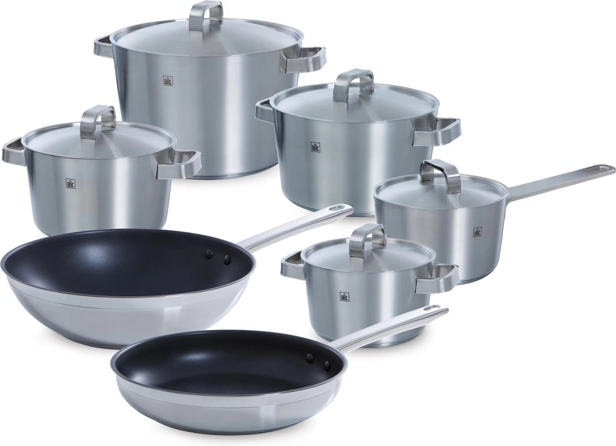 BK Conical+ Pannenset - 7 Delig - Inductie 1 BK Conical+ Pannenset - 7 Delig - Inductie