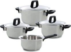 Gero Erik Kookpannenset - 4-delig - RVS - Inductie