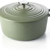 BK Bourgogne Braadpan Ø 24 Cm - Groen - Gietijzer - Inductie